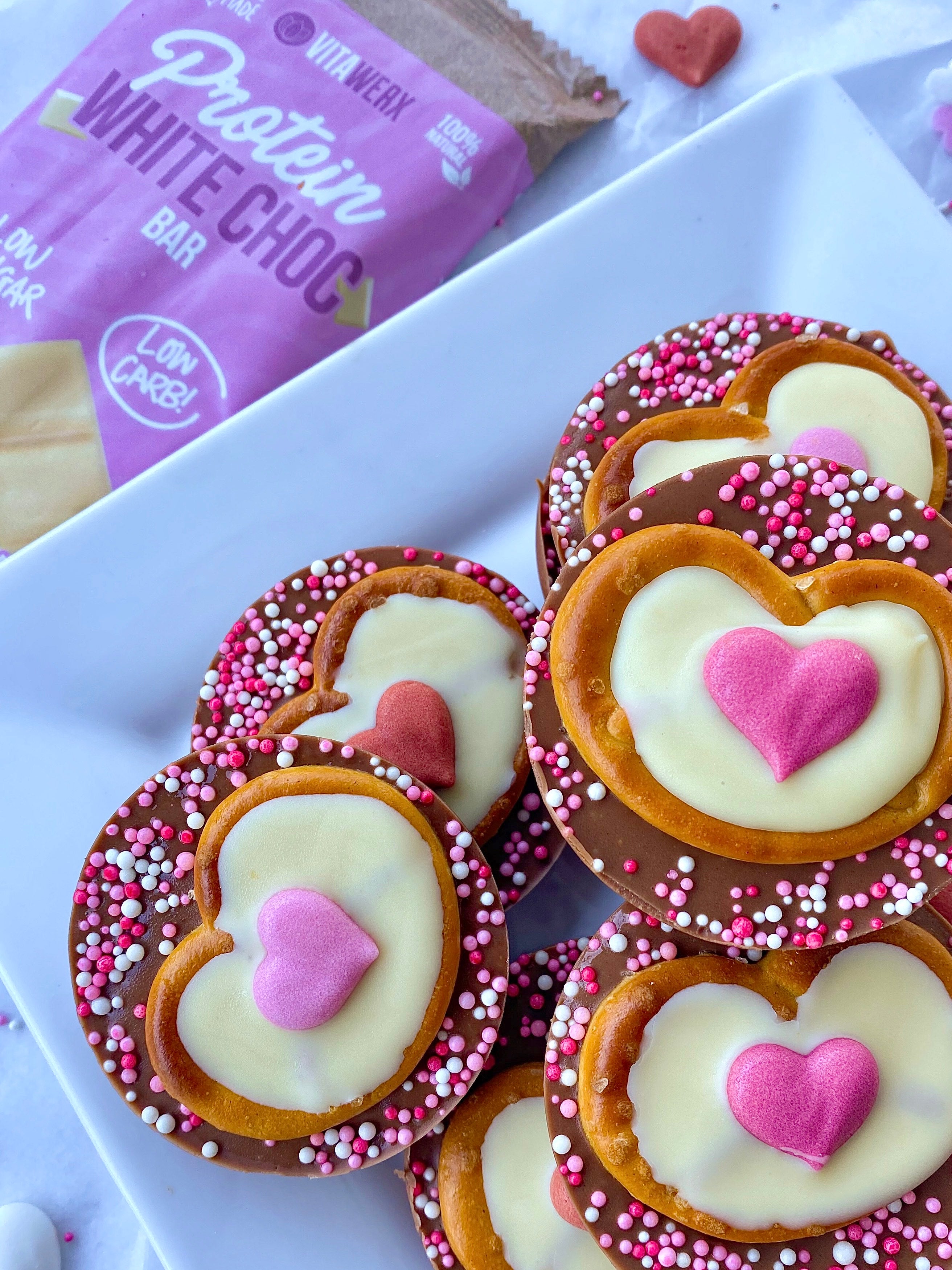 Valentine’s Day Pretzel Fudge Bites – Vitawerx