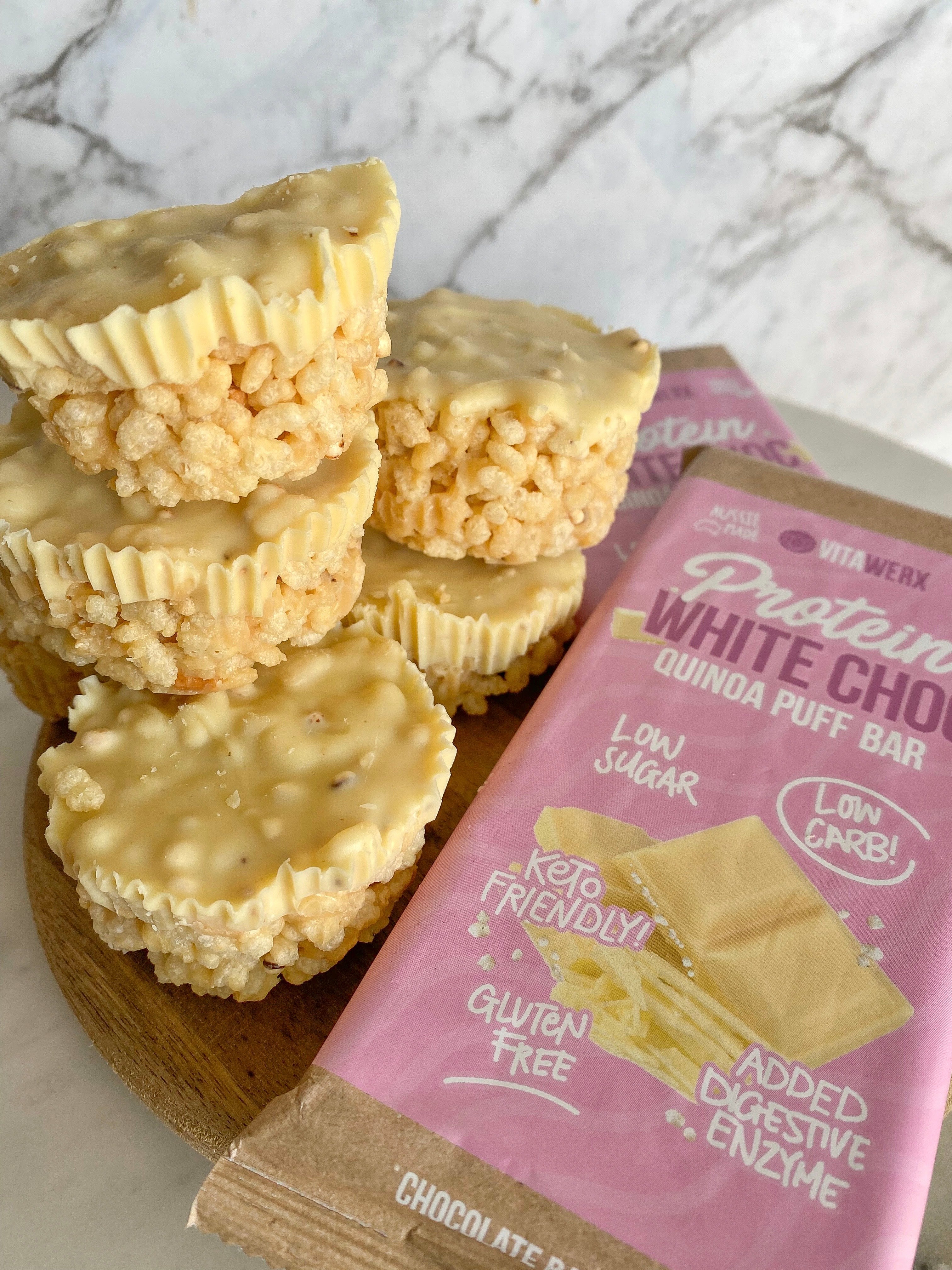 White Chocolate Quinoa Cups – Vitawerx