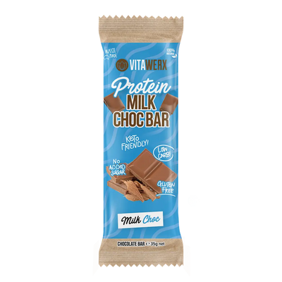 Protein Milk Chocolate Bar - Plain (35g)