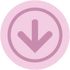 Low Sugar Down Arrow Icon