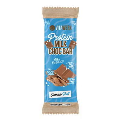 Protein Milk Choc Bar - Quinoa Puff (35g)