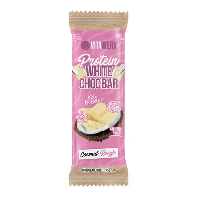 Protein White Chocolate Bar - Coconut Rough (35g)