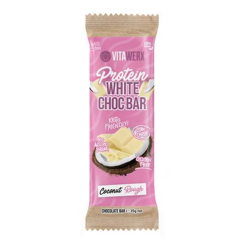 Protein White Chocolate Bar - Coconut Rough (35g)