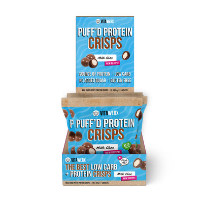 Milk Choc Puff'd Protein Crisps (60g)