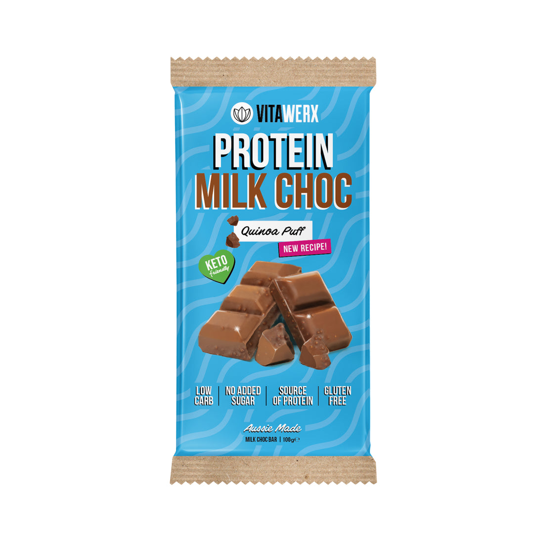 Milk Choc Quinoa Puff (100g) – Vitawerx