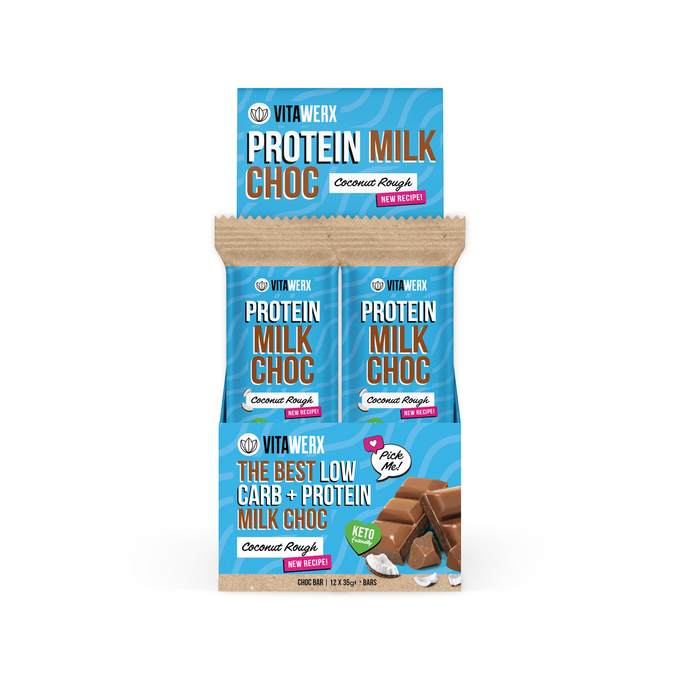 Milk Choc Coconut Rough (35g)