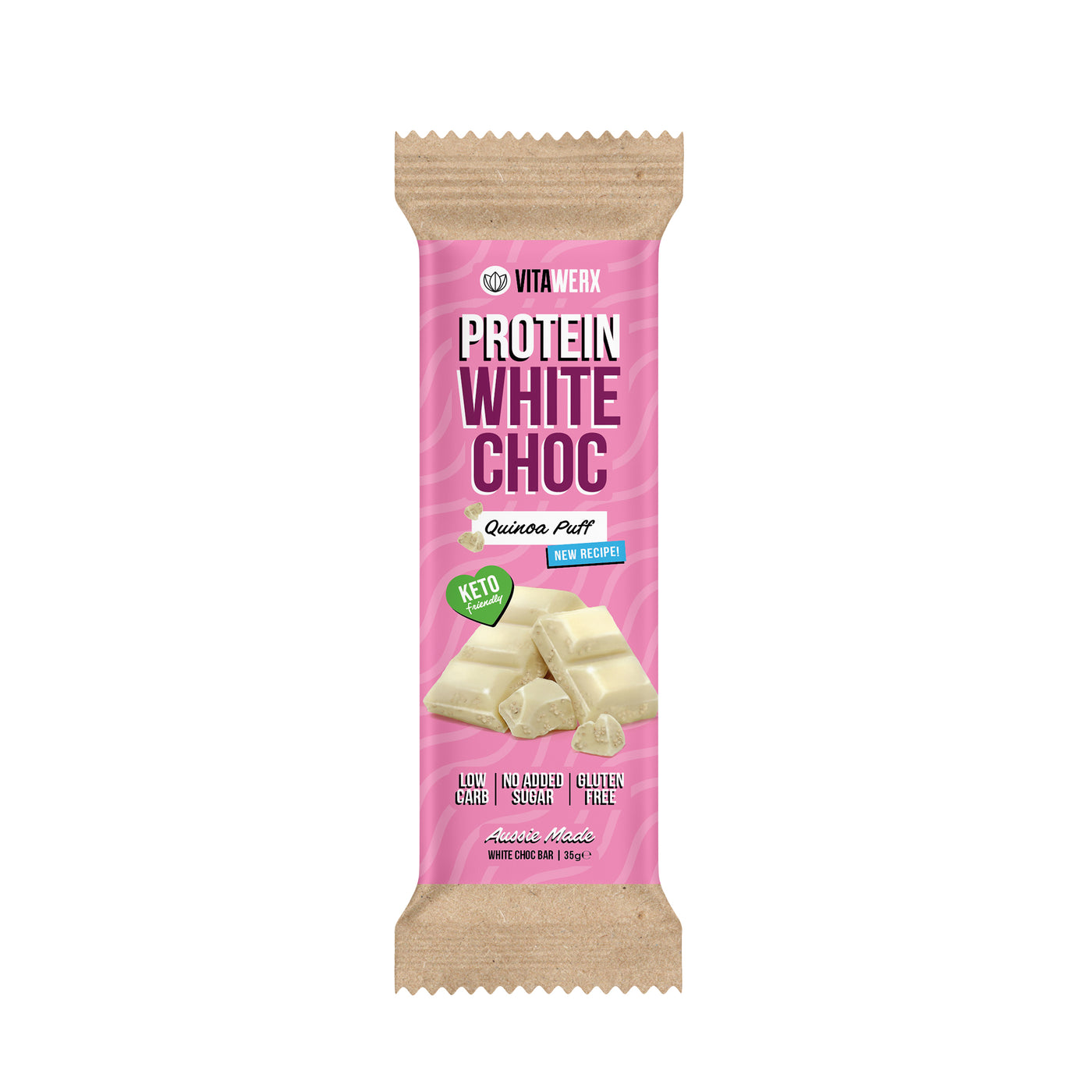 White Choc Quinoa Puff (35g)