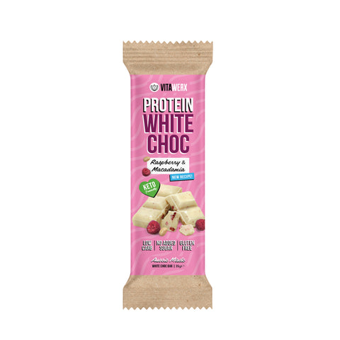 White Choc Raspberry Macadamia (35g)